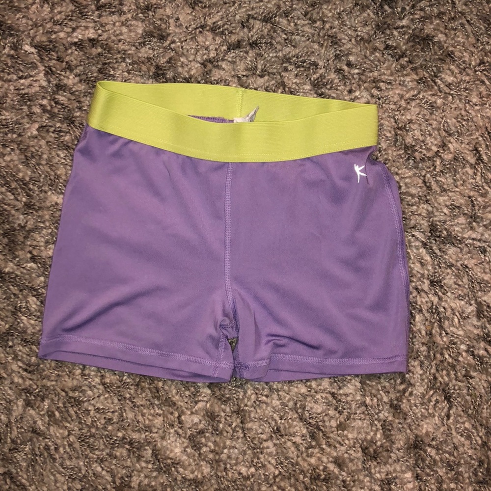 Purple Spandex Shorts